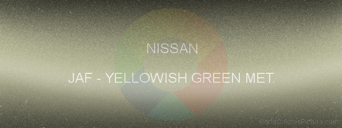 Pintura Nissan JAF Yellowish Green Met.