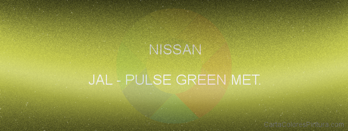 Pintura Nissan JAL Pulse Green Met.
