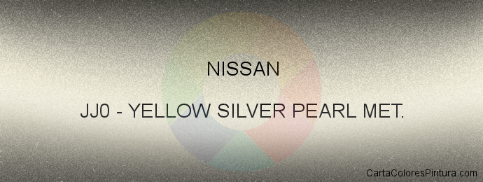 Pintura Nissan JJ0 Yellow Silver Pearl Met.