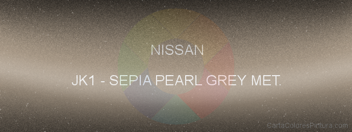Pintura Nissan JK1 Sepia Pearl Grey Met.
