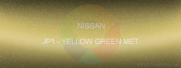 Pintura Nissan JP1 Yellow Green Met.