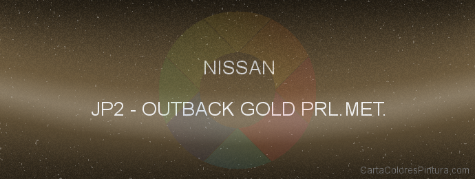 Pintura Nissan JP2 Outback Gold Prl.met.