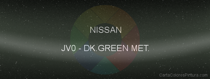 Pintura Nissan JV0 Dk.green Met.