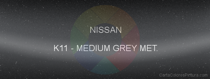 Pintura Nissan K11 Medium Grey Met.