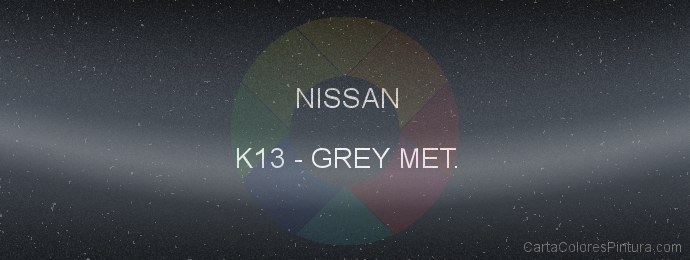 Pintura Nissan K13 Grey Met.