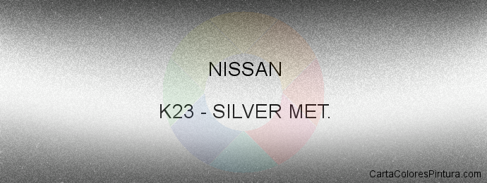 Pintura Nissan K23 Silver Met.