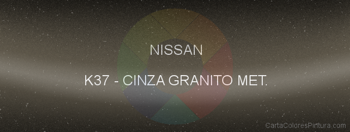 Pintura Nissan K37 Cinza Granito Met.