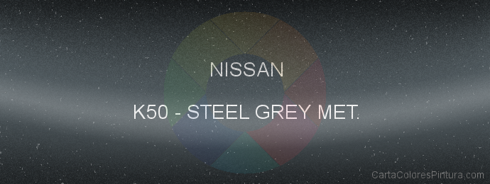 Pintura Nissan K50 Steel Grey Met.