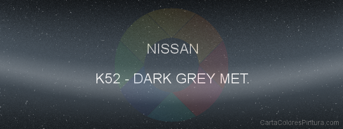 Pintura Nissan K52 Dark Grey Met.