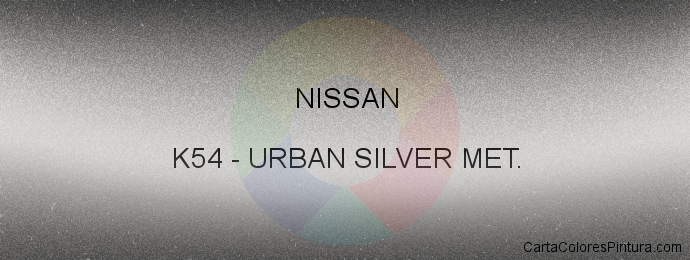 Pintura Nissan K54 Urban Silver Met.