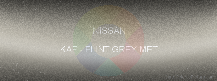 Pintura Nissan KAF Flint Grey Met.