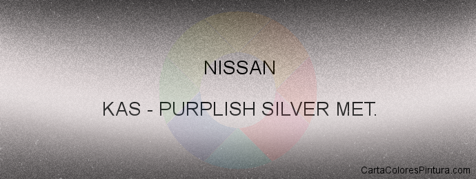Pintura Nissan KAS Purplish Silver Met.