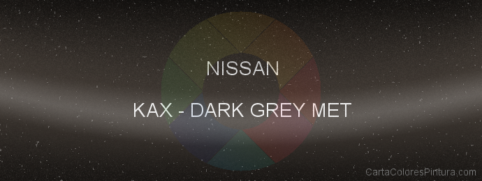 Pintura Nissan KAX Dark Grey Met