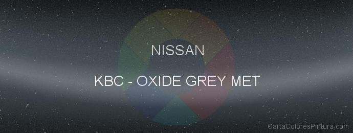 Pintura Nissan KBC Oxide Grey Met