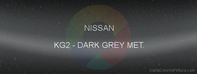 Pintura Nissan KG2 Dark Grey Met.