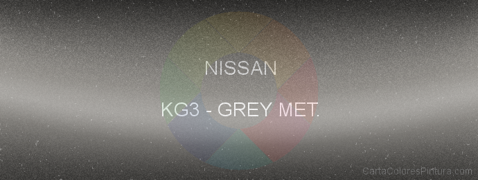 Pintura Nissan KG3 Grey Met.