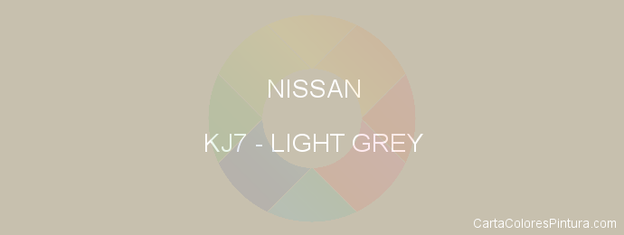 Pintura Nissan KJ7 Light Grey