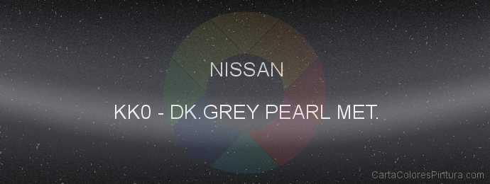 Pintura Nissan KK0 Dk.grey Pearl Met.