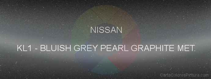 Pintura Nissan KL1 Bluish Grey Pearl Graphite Met.