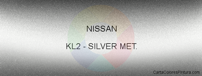 Pintura Nissan KL2 Silver Met.