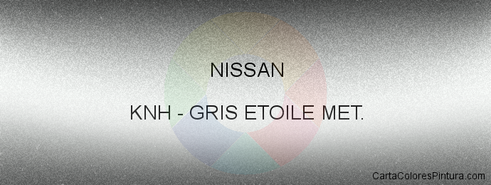 Pintura Nissan KNH Gris Etoile Met.