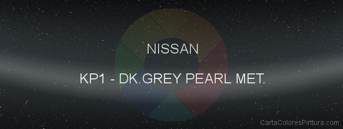 Pintura Nissan KP1 Dk.grey Pearl Met.