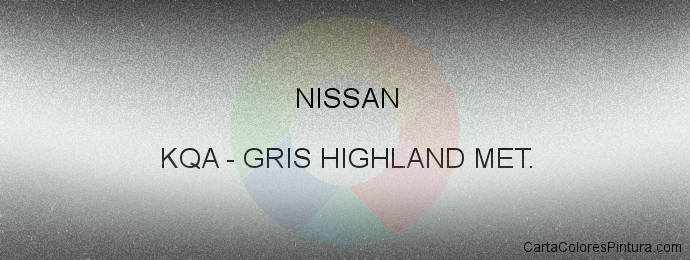 Pintura Nissan KQA Gris Highland Met.