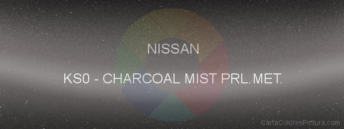 Pintura Nissan KS0 Charcoal Mist Prl.met.