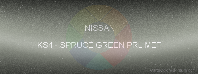 Pintura Nissan KS4 Spruce Green Prl Met