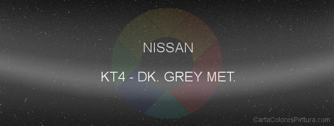 Pintura Nissan KT4 Dk. Grey Met.
