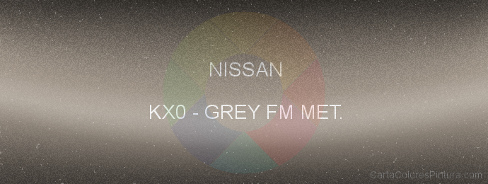 Pintura Nissan KX0 Grey Fm Met.