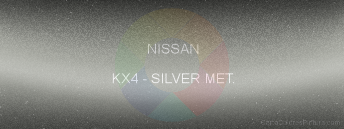 Pintura Nissan KX4 Silver Met.