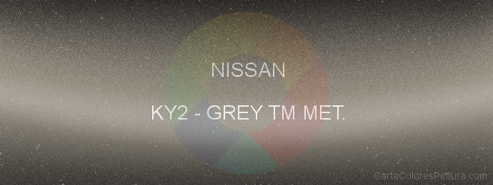 Pintura Nissan KY2 Grey Tm Met.