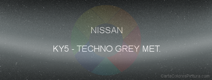 Pintura Nissan KY5 Techno Grey Met.