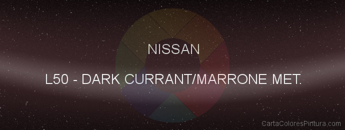 Pintura Nissan L50 Dark Currant/marrone Met.