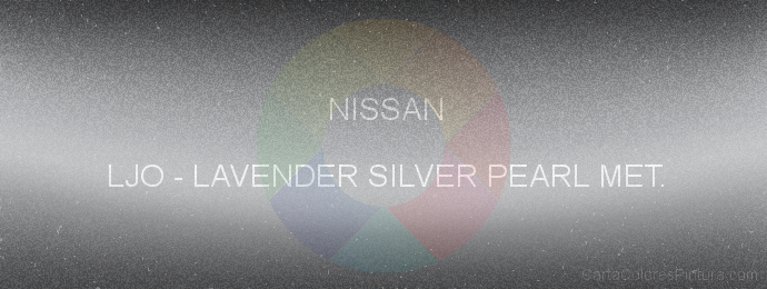 Pintura Nissan LJO Lavender Silver Pearl Met.