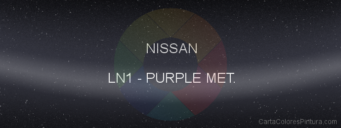 Pintura Nissan LN1 Purple Met.