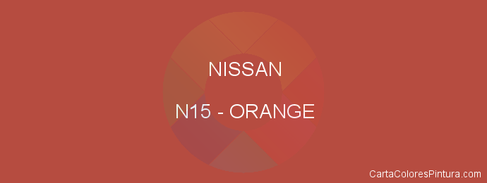 Pintura Nissan N15 Orange