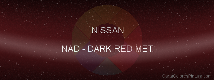 Pintura Nissan NAD Dark Red Met.