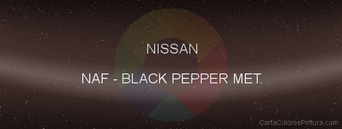 Pintura Nissan NAF Black Pepper Met.