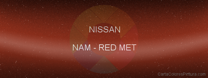 Pintura Nissan NAM Red Met