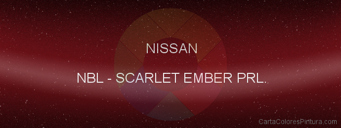 Pintura Nissan NBL Scarlet Ember Prl.