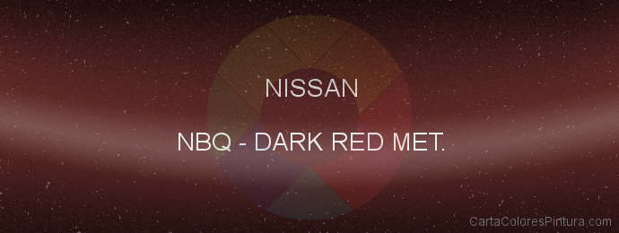 Pintura Nissan NBQ Dark Red Met.