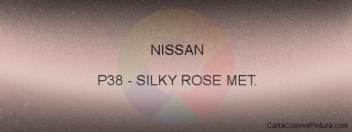 Pintura Nissan P38 Silky Rose Met.