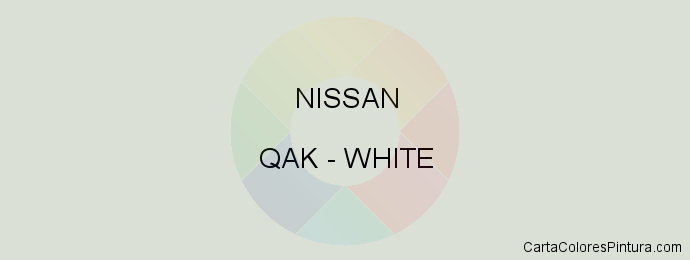 Pintura Nissan QAK White