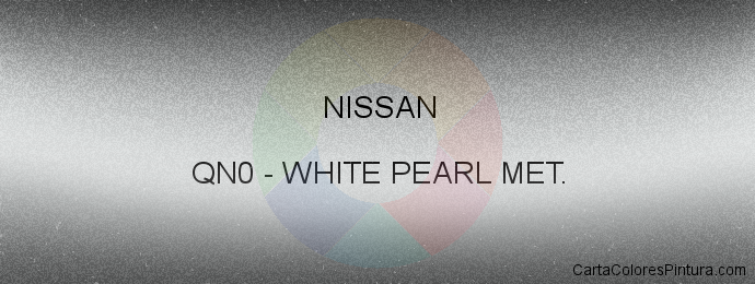 Pintura Nissan QN0 White Pearl Met.