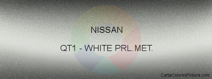Pintura Nissan QT1 White Prl.met.