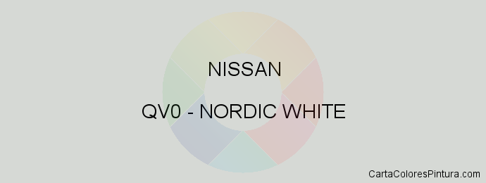 Pintura Nissan QV0 Nordic White