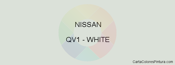 Pintura Nissan QV1 White