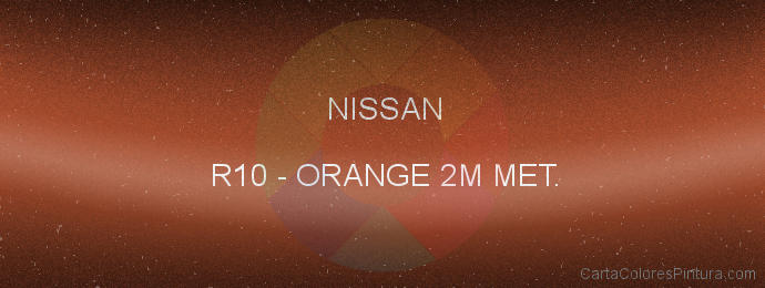 Pintura Nissan R10 Orange 2m Met.